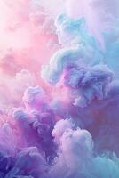 AI generated Pastel abstract background photo