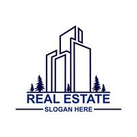 Real Estate Logo. Construction Architecture Building vector