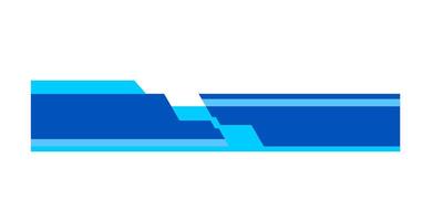 pie de página geométrico para membrete. resumen geométrico vector