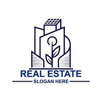 Real Estate Logo. Construction Architecture Building vector