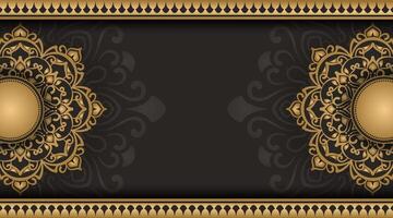 Vintage background, with mandala ornaments vector