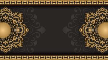 Vintage background, with mandala ornaments vector