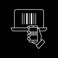 Point of Sale Powerhouse. Barcode Icon. Vector Editable Stroke icon.