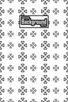 Vector black and white seamless abstract pattern background greyscale ornamental graphic design