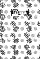 Vector black and white seamless abstract pattern background greyscale ornamental graphic design