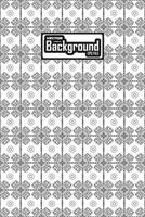 Vector black and white seamless abstract pattern background greyscale ornamental graphic design