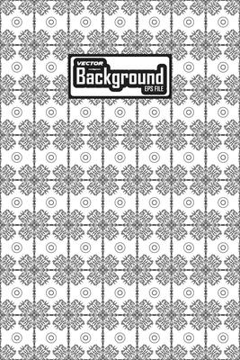 Vector black and white seamless abstract pattern background greyscale ornamental graphic design