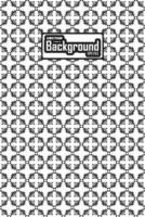 Vector black and white seamless abstract pattern background greyscale ornamental graphic design