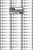 Vector black and white seamless abstract pattern background greyscale ornamental graphic design