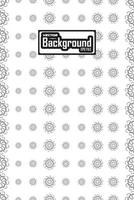 Vector black and white seamless abstract pattern background greyscale ornamental graphic design