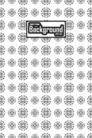 Vector black and white seamless abstract pattern background greyscale ornamental graphic design