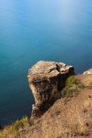 seascape with rocky cliffs photo