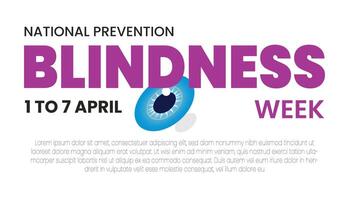 Vision Beyond Sight, Embracing Blindness Awareness Day vector