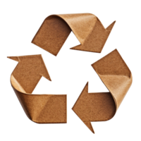 ai gegenereerd recycle papier en karton png