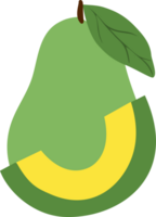 färsk avokado frukt png