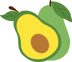 frische Avocadofrüchte png