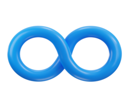 infinito icona 3d interpretazione illustrazione png