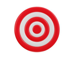 3d dart board icon for target illustration png