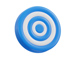 3d dart board icon for target illustration png