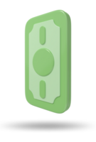 geld 3d geven realistisch bankbiljet pictogrammen png