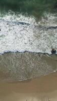 verticale video di spiaggia onde superiore Visualizza