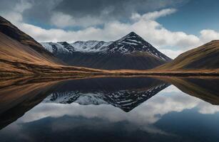 AI generated Breathtaking views of Iceland photo