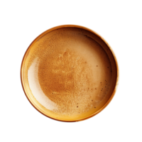 AI generated Top view of a freshly brewed cup of coffee, isolated on a transparent background, perfect for food and beverage concepts png