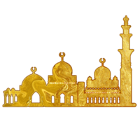 islamico decorazione ornamentale per saluto carta png