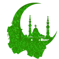 islamic dekoration dekorativ för hälsning kort png