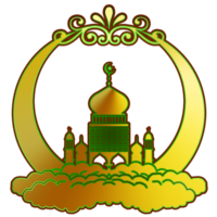 design dekoration för islamic hälsning kort png