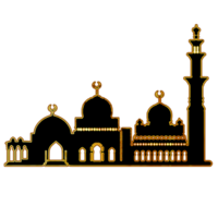 Islamic decoration ornamental for greeting card png