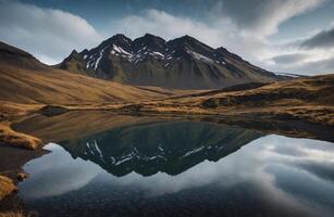 AI generated Breathtaking views of Iceland photo