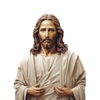 AI generated jesus christ statue png