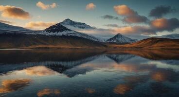 AI generated Breathtaking views of Iceland photo