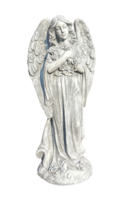 Praying Angel with Crossed Hands PNG transparent background