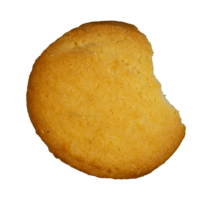 bite of cookie isolated element png