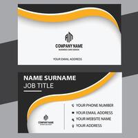 business card, black and white business card vector