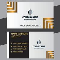 business card, black and white business card vector