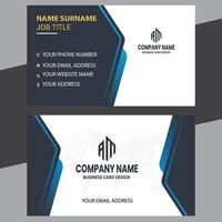 business card, black and white business card vector