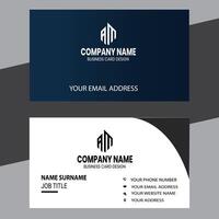 Modern and clean professional business card template vector