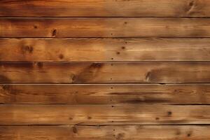 AI Generated Warm-Toned Wooden texture Planks Arranged Horizontally in a Seamless Pattern photo