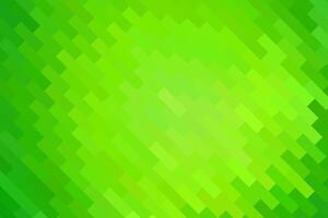 Green pixel background, gradient abstract tile background. Rectangular colourful check pattern. vector