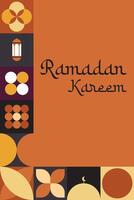 Ramadan Kareem,Islamic greeting card template with ramadan for wallpaper design,poster, media banner. vector