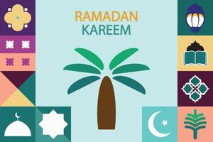 Ramadan Kareem,Islamic greeting card template with ramadan for wallpaper design,poster, media banner. vector