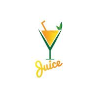 Juice orange logo template vector