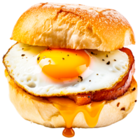 AI generated Fried Egg Bacon And Eggs png