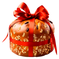 ai generato Natale frutta torta png