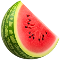 ai gerado Melancia sem sementes fruta png