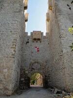 Monastery Manasija  Entrance in Serbia photo