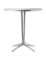 AI generated Modern metal table isolated on transparent background, created with generative AI png